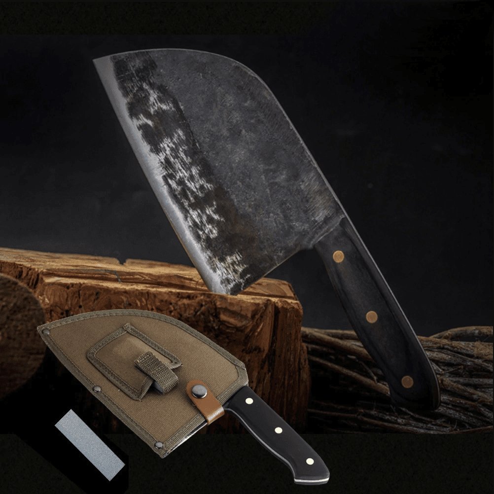 Nakiri / chukabocho (なきり) पूर्ण तांग स्टील क्लीवर