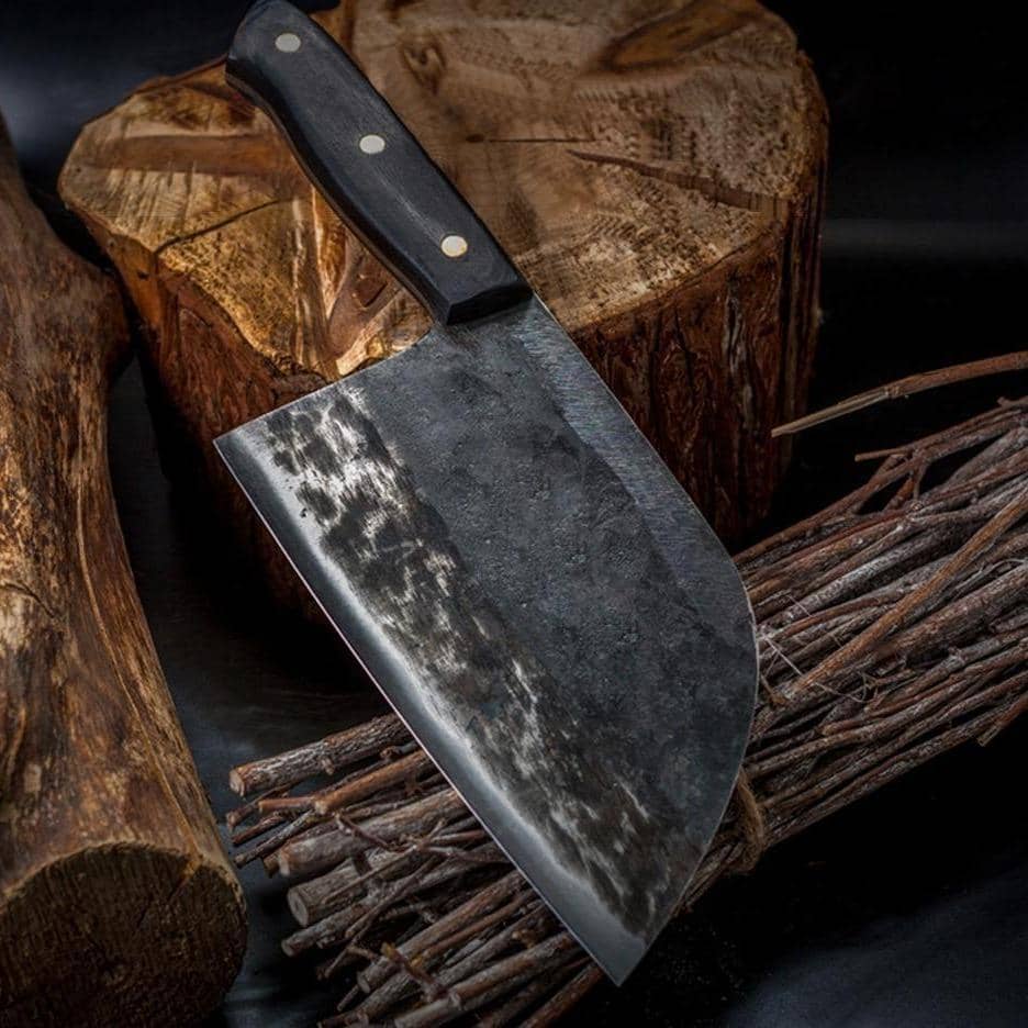 Nakiri / chukabocho (なきり) पूर्ण तांग स्टील क्लीवर