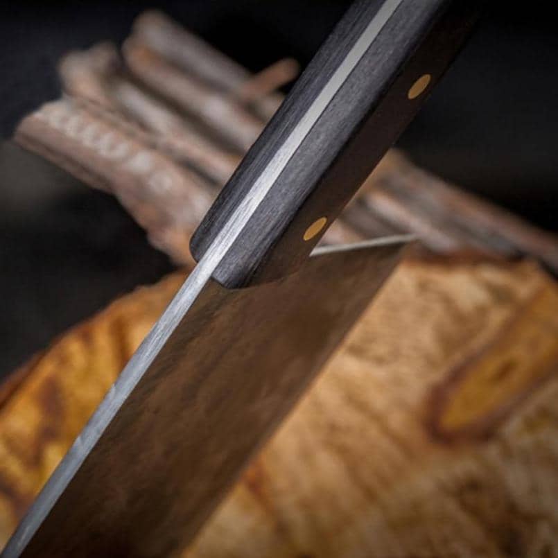 Nakiri / chukabocho (なきり) पूर्ण तांग स्टील क्लीवर