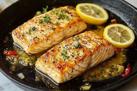 Grilled Mahi Mahi with Lemon Garlic Butter