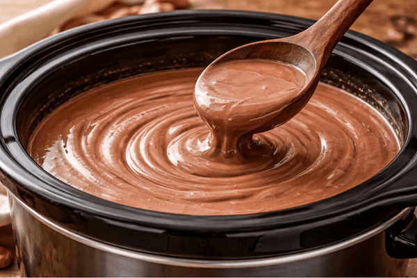 Slow-Cooked Creamy Crockpot Hot Chocolate with Melted Chocolate Richness