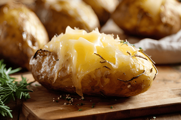 Easy Microwaved Baked Potato